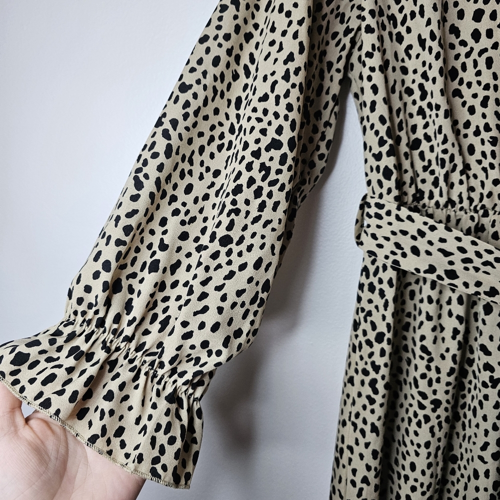 C+D+M Animal Print Dress Sz M - Picture 6 of 10